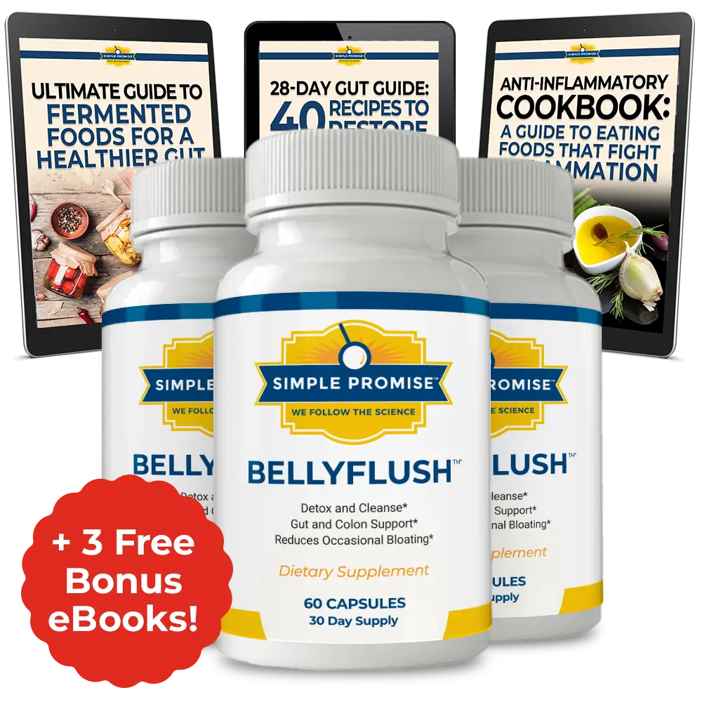 BellyFlush 3 bottle supplement